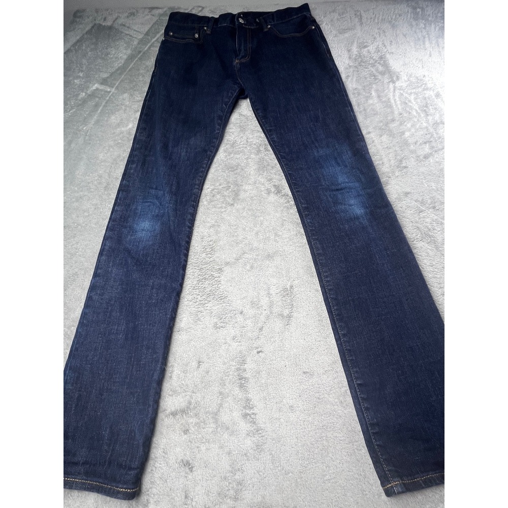 GAP‎ Denim Men's Dark Wash Skinny Jeans Size 30x32 Comfort Stretch Casual